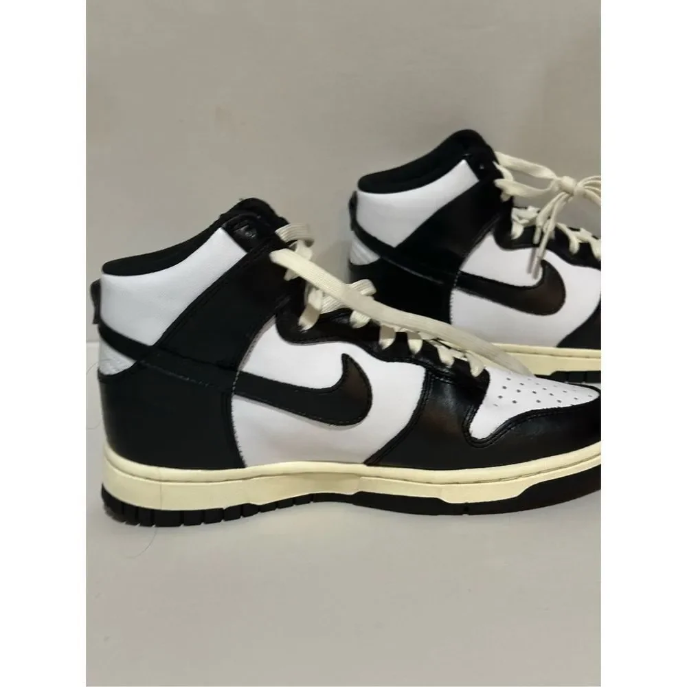 Nike Women's Dunk High Vintage Black Coconut Milk DQ8581-100 Size 7.5 - Picture 9 of 16